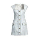【送料無料】 バルマン レディース ワンピース トップス Mini dresses Azure