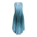 【送料無料】 エルマンノ シェルヴィーノ レディース ワンピース トップス Midi dresses Azure