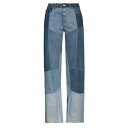 【送料無料】 マリーン セル レディース デニムパンツ ボトムス Jeans Blue