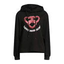 【送料無料】 モスキーノ レディース パーカー・スウェットシャツ アウター Sweatshirts Black