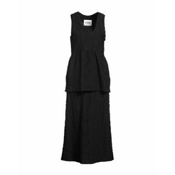 【送料無料】 ジル・サンダー レディース ワンピース トップス Midi dresses Black