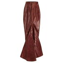 【送料無料】 リックオウエンス レディース スカート ボトムス Maxi skirts Red