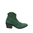 【送料無料】 ジュ テーム レディース ブーツ シューズ Ankle boots Green