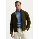 ラルフローレン メンズ ジャケット&ブルゾン アウター REVERSIBLE SUEDE-TAFFETA JACKET - Leather jacket - c...