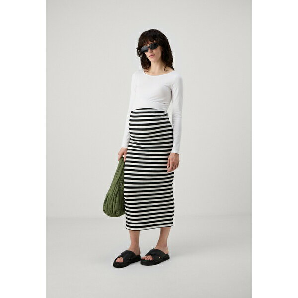 アンナ フィールド ママ レディース Tシャツ トップス 2 PACK - Long sleeved top - black/white