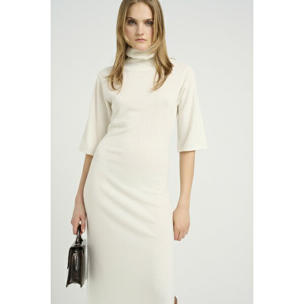 ゲタス レディース ワンピース トップス MANZI LONG DRESS - Jumper dress - white onyx