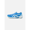 アシックス レディース テニス スポーツ GEL-ROCKET 11 - Volleyball shoes - blue coast/white