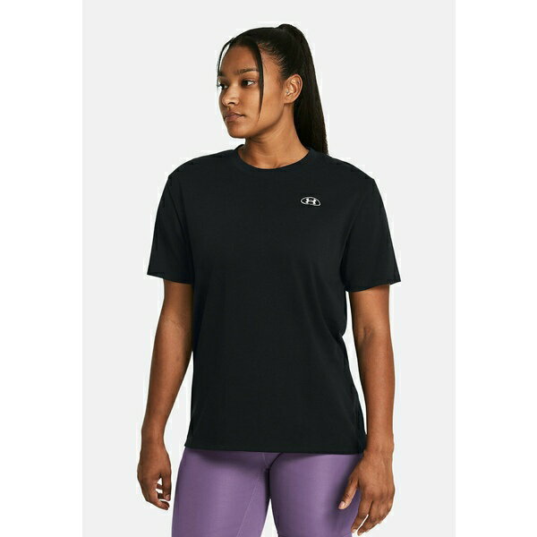 アンダーアーマー レディース テニス スポーツ Basic T-shirt - black
