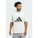 アディダス メンズ バスケットボール スポーツ ONE - Print T-shirt - cloud white black red