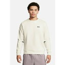 アンダーアーマー メンズ バスケットボール スポーツ UNSTOPPABLE CREW - Sweatshirt - summit white
