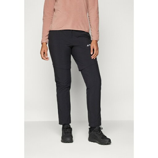 アディダス テレックス レディース テニス スポーツ ZIP OFF - Trousers - black アディダス テレックス レディース テニス スポーツ ZIP OFF - Trousers - black
