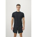 ホカオネオネ メンズ バスケットボール スポーツ AIROLITE RUN SHORT SLEEVE - Sports T-shirt - black