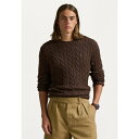 ラルフローレン メンズ ニット&セーター アウター CABLE KNIT COTTON SWEATER - Jumper - dark roast melang...