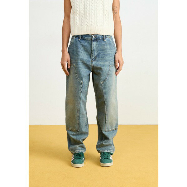 カーハート レディース デニムパンツ ボトムス BRANDON DOUBLE KNEE PANT SMITH - Relaxed fit jeans - light-blue denim