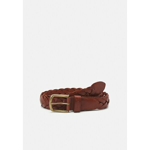 リーバイス メンズ ベルト アクセサリー BRAID BELT UNISEX - Belt - cognac