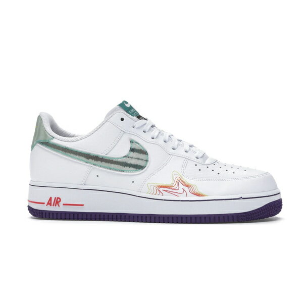 Nike ナイキ メンズ スニーカー 【Nike Air Force 1 Low Pregame Pack Music De'Aaron Fox and Brittney Griner】 サイズ US_12(30.0cm) White/Green-Purple