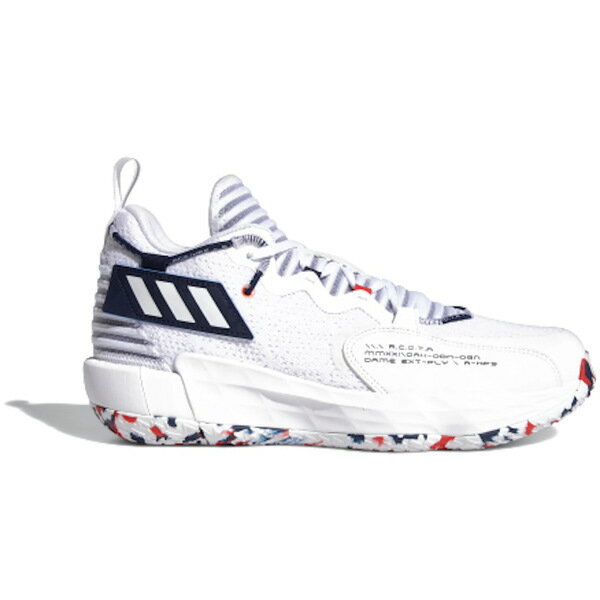 adidas アディダス メンズ スニーカー 【adidas Dame 7 Extply】 サイズ US_11(29.0cm) Footwear White/Team Navy Blue/Vivid Red