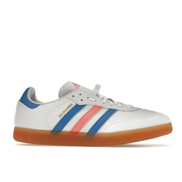 adidas アディダス メンズ スニーカー 【adidas Velosamba Vegan Cloud White Turbo Blue Rush】 サイズ US_12(30.0cm) Cloud White/Blue Rush/Turbo