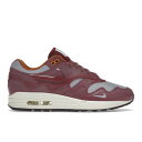 Nike ナイキ メンズ スニーカー 【Nike Air Max 1 Patta Waves Rush Maroon (without Bracelet)】 サイズ US_12.5(30.5cm) Metallic Silver/Rush Maroon(4)