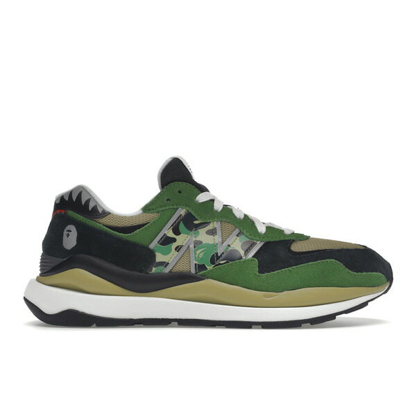 New Balance ニューバランス メンズ スニーカー 【New Balance 57/40 BAPE Green】 サイズ US_6.5(24.5cm) Green/Beige/White