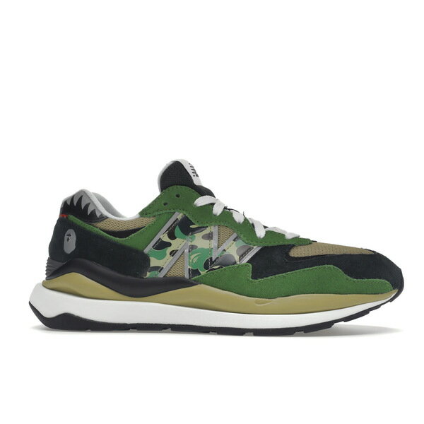 New Balance ニューバランス メンズ スニーカー 【New Balance 57/40 BAPE Green】 サイズ US_6.5(24.5cm) Green/Beige/White