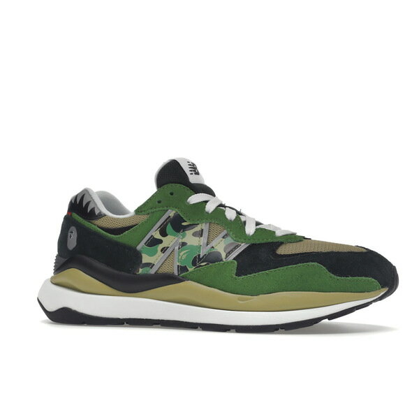 New Balance ニューバランス メンズ スニーカー 【New Balance 57/40 BAPE Green】 サイズ US_6.5(24.5cm) Green/Beige/White