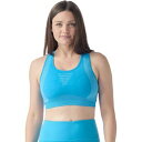 スマートウール レディース フィットネス スポーツ Intraknit Racerback Bra - Women's Pool Blue Heather
