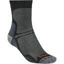 ブリッジデール メンズ 靴下 アンダーウェア Hike Ultralight Merino Endurance Crew Sock Black