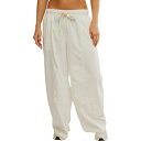 エフピームーブメント レディース カジュアルパンツ ボトムス Wish It Wide Leg Pant - Women's White