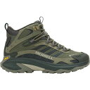 メレル メンズ ハイキング スポーツ Moab Speed 2 Mid GTX Hiking Shoe - Men's Olive