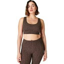 スウェッティベティ レディース フィットネス スポーツ Super Soft Reversible Yoga Bra - Women's Brown Leopard Markings Print/Walnut Brown(4)
