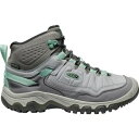 キーン レディース ハイキング スポーツ Targhee IV Mid WP Hiking Boot - Women's Alloy/Granite Green