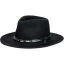 ステトソン メンズ 帽子 アクセサリー Santa Fe Hat Black