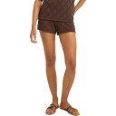 リズム レディース カジュアルパンツ ボトムス Sunny Knit Beach Beach Shorts - Women's Chocolate