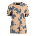 【送料無料】 アイライン レディース Tシャツ トップス T-shirts Beige