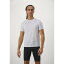 ホカオネオネ メンズ バスケットボール スポーツ AIROLITE RUN SHORT SLEEVE - Sports T-shirt - white