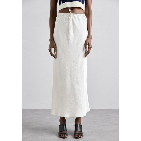 oEEhwK[f fB[X XJ[g {gX SINAIA - Maxi skirt - white sand