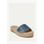 ラルフローレン レディース サンダル シューズ PAYTON NAPPA LEATHER ESPADRILLE - Mules - indigo dusk