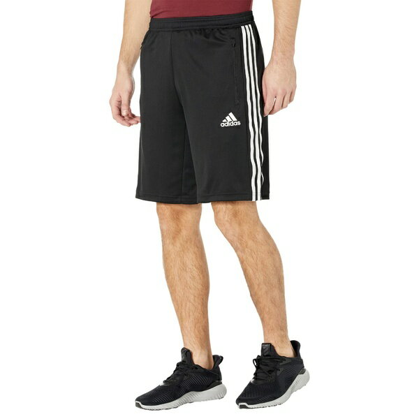 アディダス メンズ ハーフ＆ショーツ ボトムス Designed 2 Move 3-Stripes Primeblue Shorts Black/White