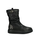 【送料無料】 カフェノワール レディース ブーツ シューズ Ankle boots Black