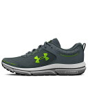 Under Armour アンダーアーマー メンズ スニーカー 【Under Armour Charged Assert 10 'Gravel Lime Surge' 3026175-100】 サイズ US_8.5(26.5cm)(4)