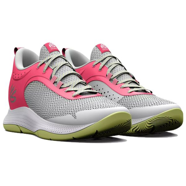 Under Armour アンダーアーマー メンズ スニーカー 【Under Armour Curry 3Z6 'Grey Mist Pink Shock' 3025090-104】 サイズ US_8(26.0cm)