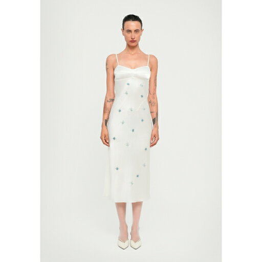 アンナ・オクトーバー レディース ワンピース トップス EMBROIDERED WATERLILY - Cocktail dress / Party dress - ivory アンナ・オクトーバー レディース ワンピース トップス EMBROIDERED WATERLILY - Cocktail dress / Party dress - ivory