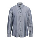 【送料無料】 トラサルディ メンズ シャツ トップス Shirts Navy blue