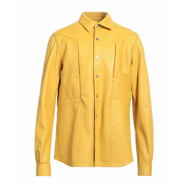 【送料無料】 リックオウエンス メンズ シャツ トップス Shirts Yellow
