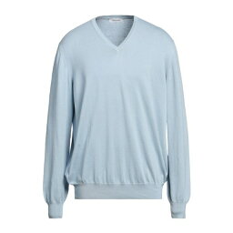 【送料無料】 グランサッソ メンズ ニット&セーター アウター Sweaters Light blue