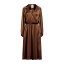 【送料無料】 セミクチュール レディース ワンピース トップス Midi dresses Brown