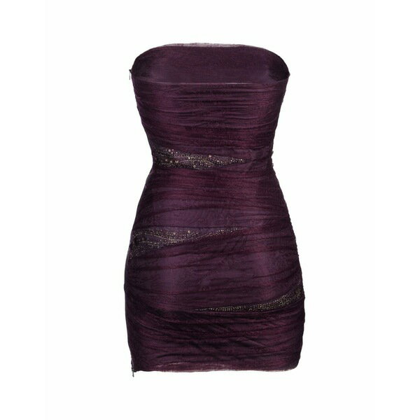 【送料無料】 ピンコ レディース ワンピース トップス Mini dresses Deep purple 2