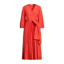 レッドヴァレンティノ 【送料無料】 レッドヴァレンティノ レディース ワンピース トップス Midi dresses Tomato red