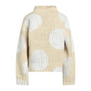 【送料無料】 スポーツマックス レディース ニット&セーター アウター Turtlenecks Cream